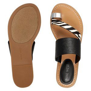 Nine West Ciona Flat Slide Sandals 7